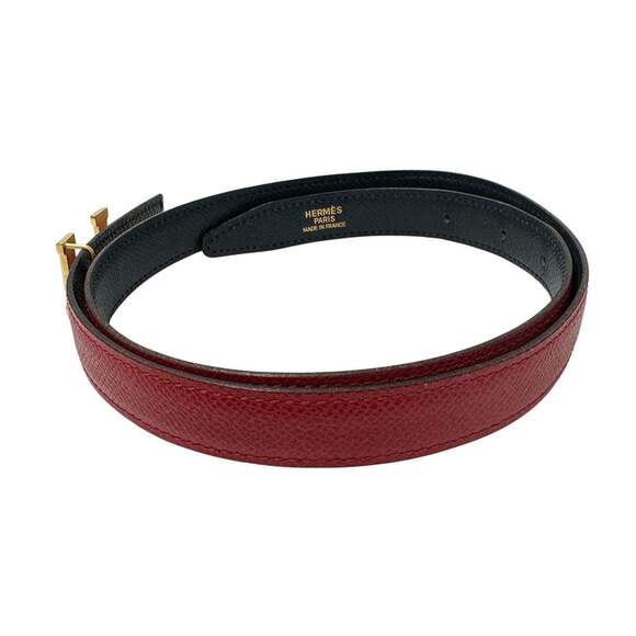 Hermes Hermès Constance Couchvel Belt for Women, Red, Black, Gold Hardware, H... - Picture 2 of 9